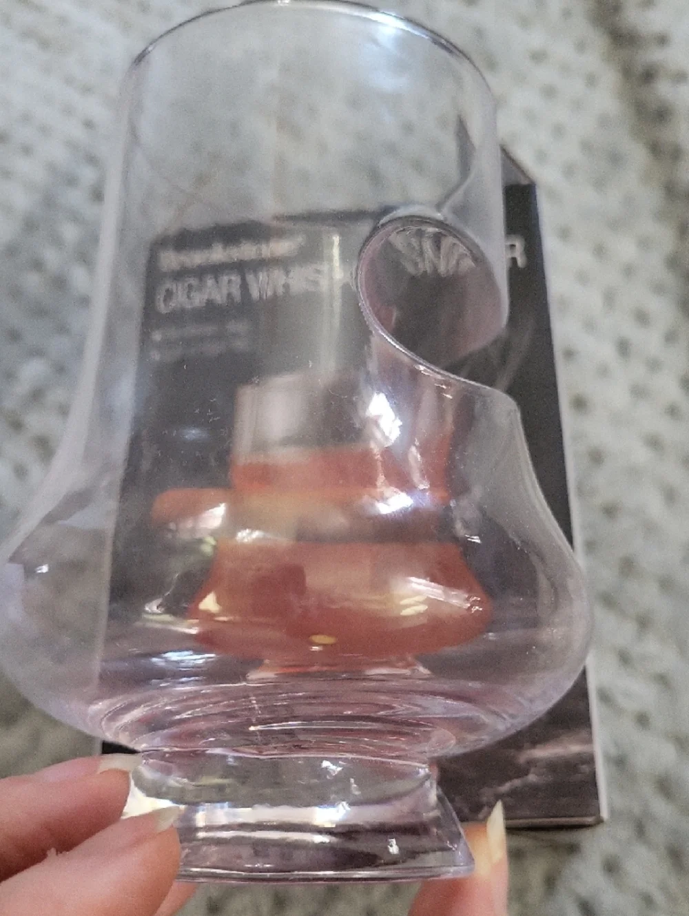Brookstone Clear Handblown Whiskey‎ & Cigar Snifter